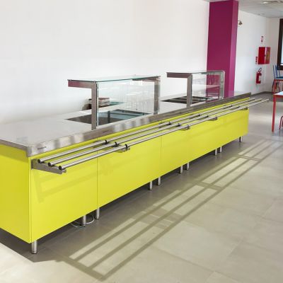 Realizzazione cucina e mensa scolastica scuola elementare possagno | crv sistemi